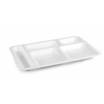White PC Plastic Self-Service Tray
