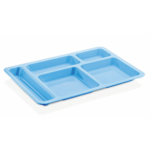 Blue PC Plastic Self-Service Tray