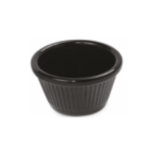 30 ML PC Begonia Sauce Cup - Black